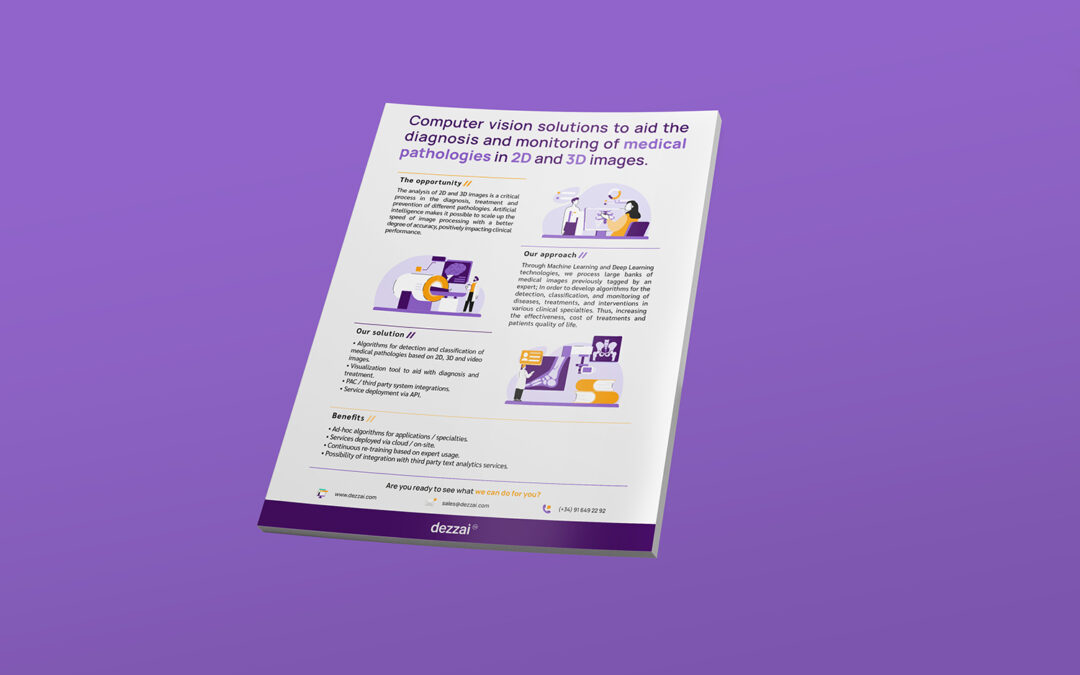 Computer vision solutions to aid the diagnosis and monitoring of medical pathologies in 2D and 3D images